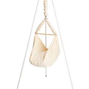 Babynohr sampak - Slyngevugge inkl. vuggemotor og stativ i Nature White