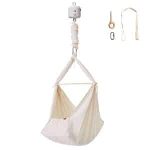 Membantu Bundle - Basic - Slyngevugge m. Vuggemotor og Loftophæng - Natur
