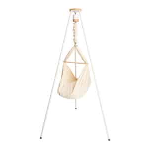 BABYNOHR - Slyngevugge Med Motor - Bundle Sampakke - Hvid - Nature White - Babynohr.dk